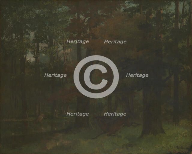 In the Forest. Artist: Courbet, Gustave (1819-1877)