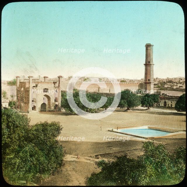 In the Fort, Lahore, India, late 19th or early 20th century. Artist: Unknown