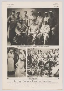 In the French Foreign Legion, September 30, 1915. Creators: Georges Penabert, C. A. Slade