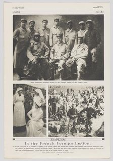 In the French Foreign Legion, September 30, 1915. Creators: Georges Penabert, C. A. Slade