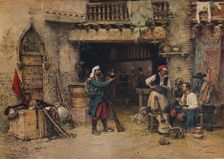 In the Guardroom c1904, (1938). Artist: José Benlliure y Gil