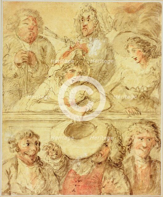 In the Gallery, n.d. Creator: Henry William Bunbury.