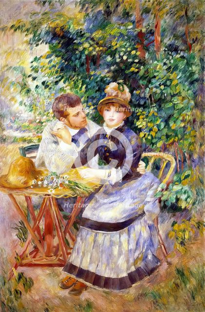 In the Garden, 1885. Creator: Pierre-Auguste Renoir.