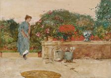 In the Garden, 1888. Creator: Frederick Childe Hassam