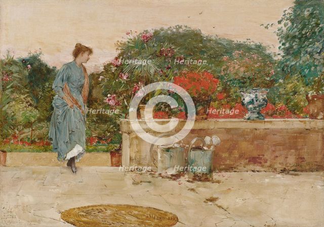In the Garden, 1888. Creator: Frederick Childe Hassam.