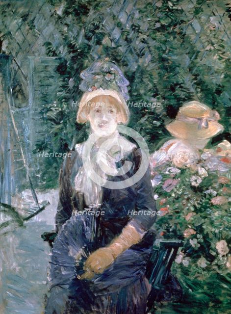 'In the Garden', 1883. Artist: Berthe Morisot