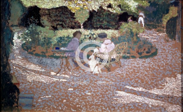 'In the Garden', 1895-1898.  Artist: Edouard Vuillard