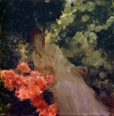 In the Garden 1898. Artist: Gaston de Latouche