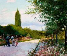 In the Garden, 1891. Creator: Josef Rapacki