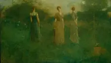 In the Garden, 1892-1894. Creator: Thomas W Dewing