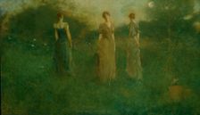 In the Garden, 1892-1894. Creator: Thomas W Dewing