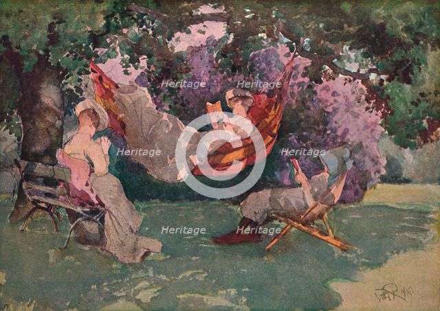 In The Garden, 1902. (1903). Artist: William Bruce Ellis Ranken