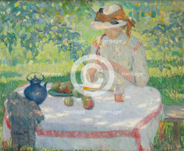 In the Garden, 1910. Creator: Wlodzimierz Blocki.