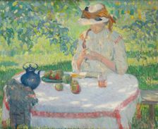 In the Garden, 1910. Creator: Wlodzimierz Blocki