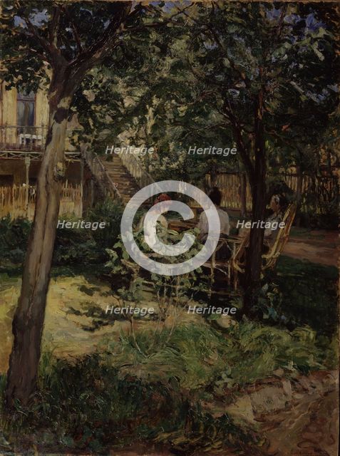 In the Garden, 1910s. Artist: Mamontov, Mikhail Anatolyevich (1865-1920)