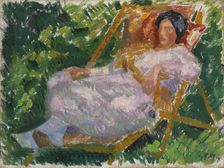 In the garden, 1922. Creator: Felix Nylund