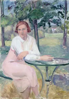 In the garden, 1932. Creator: William Lonnberg