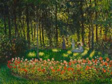In the garden, the artist's family, 1875. Creator: Monet, Claude (1840-1926)