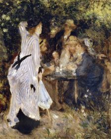 In the Garden (Au Jardin du Moulin de la Galette) 1876. Artist: Pierre-Auguste Renoir
