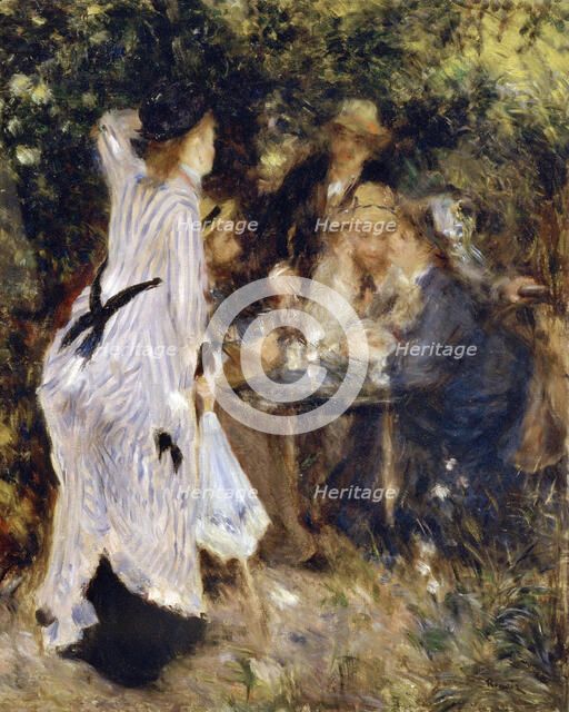 'In the Garden (Au Jardin du Moulin de la Galette)', 1876.  Artist: Pierre-Auguste Renoir