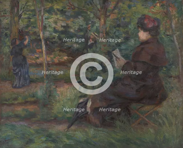 In the garden, c1880. Creator: Armand Guillaumin.
