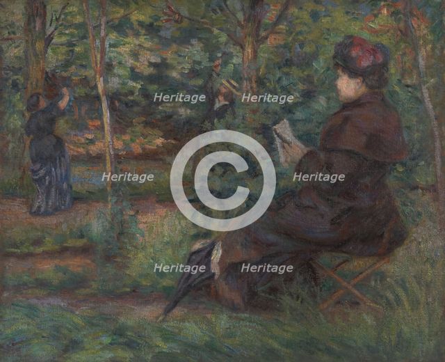 In the garden, c1880. Creator: Armand Guillaumin.