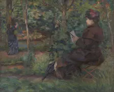 In the garden, c1880. Creator: Armand Guillaumin
