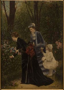 In the garden, c1880. Creator: Unknown