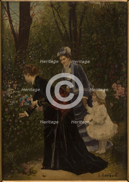 In the garden, c1880. Creator: Unknown.