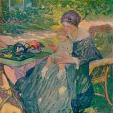 In The Garden c1911. Artist: Richard Emile Miller