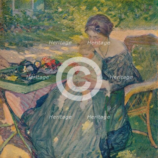 'In The Garden', c1911. Artist: Richard Emile Miller.