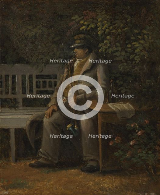 In the Garden, probably 1819-1820. Creator: Thomas Fearnley.