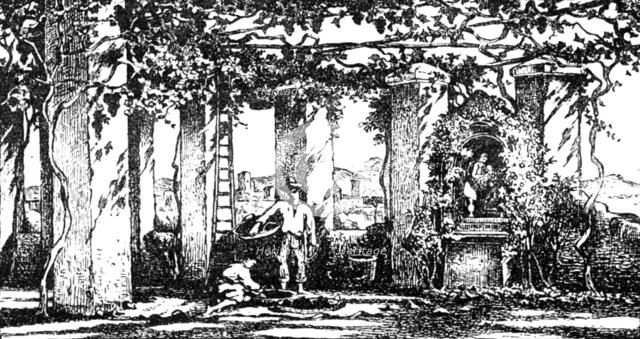 In the Gardens of SS. Giovanni e Paolo...by C. Earle:...Institute of Painters in Oil Colours, 1883. Creator: Unknown.
