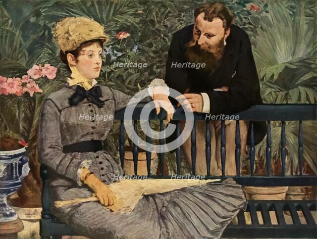 'In the Greenhouse', 1879, (1937).  Creator: Edouard Manet.