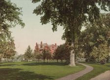 In the grounds of Smith College, Northampton, c1900. Creator: Unknown
