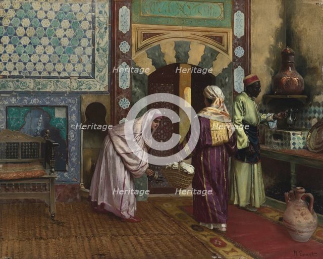In the Hammam. Artist: Ernst, Rudolf (1854-1932)