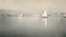 In the Harbour, Palma, Majorca c1927, (1927). Artist: Reginald Belfield