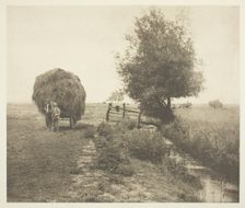 In the Haysel (Norfolk), c. 1883/87, printed 1888. Creator: Peter Henry Emerson
