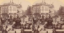 In the Heart of Modern Babylon, Piccadilly Circus, London, England, 1850s-1910s. Creator: Strohmeyer & Wyman