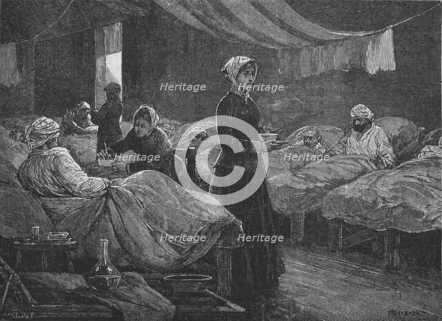 'In The Hospital at Scutari', c1880, (1902). Artist: Unknown.