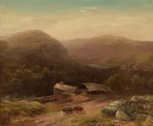 In the Housatonic Valley, late 1850s. Creator: Homer Dodge Martin (American, 1836-1897), attributed to