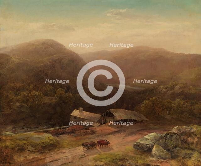 In the Housatonic Valley, late 1850s. Creator: Homer Dodge Martin (American, 1836-1897), attributed to.