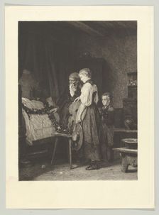 In the House of Mourning, from "American Art Review", vol. 1, no. 8, June 1880., June 1880. Creator: Friedrich Leonhard Meyer