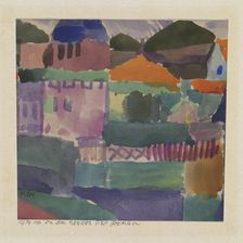 In the houses of St. Germain, 1914. Creator: Klee, Paul (1879-1940)