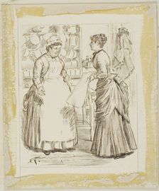 In the Kitchen, n.d. Creator: Charles Samuel Keene