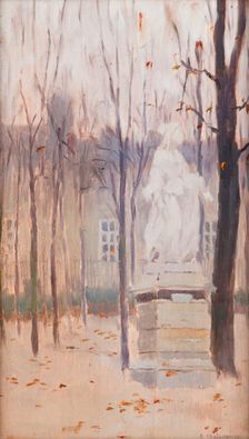 In the Luxembourg Garden, 1900. Creator: Edward Trojanowski
