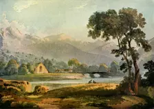 In the Lakes early 19th century, (1943). Creator: John Varley I