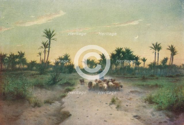 'In the Land of Goshen - Evening', c1880, (1904). Artist: Robert George Talbot Kelly.
