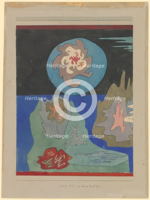 In the land of gemstones, 1929. Creator: Paul Klee.