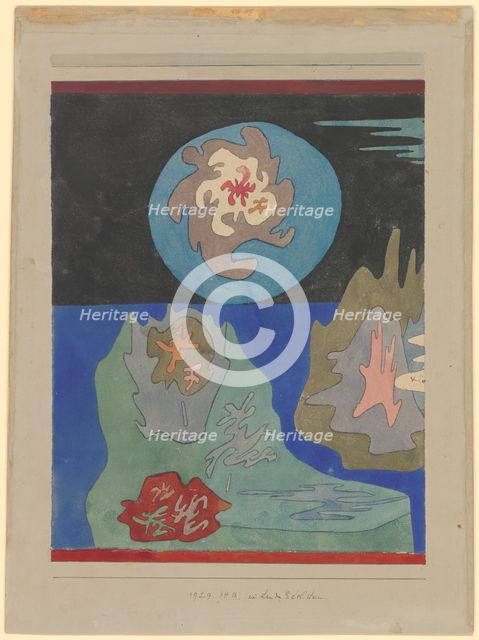 In the land of gemstones, 1929. Creator: Paul Klee.